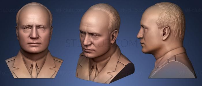 3D модель Бенито Муссолини (STL)